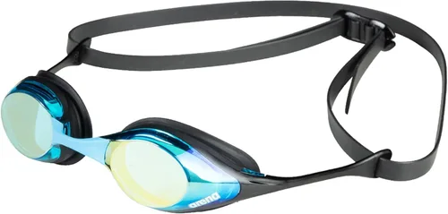 Arena Gafas de natación unisex para adultos, diseño hidrodinámico de espejo de policarbonato/lente sin espejo