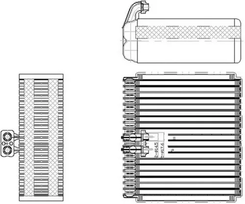 Miniatura 2 de TYC Evaporador de repuesto para Toyota 4Runner 97091