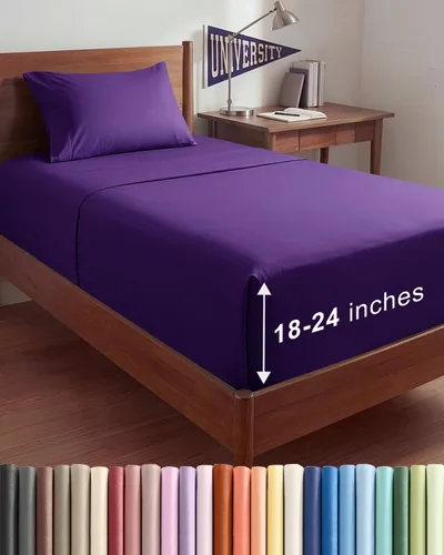Miniatura 73 de Sábanas King divididas con bolsillos extra profundos, sábanas transpirables y refrescantes de 5 piezas, sábanas de lujo para hotel, suaves, sin 22