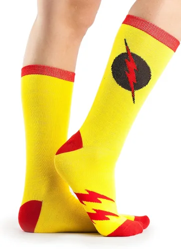 Miniatura 4 de DC Comics Flash Reverse Flash 2 Pack de calcetines casuales de la tripulación