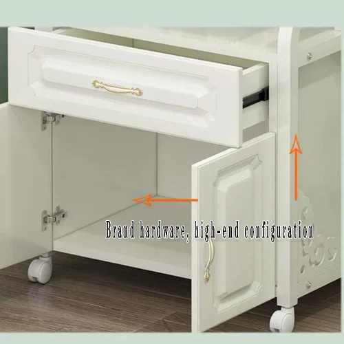 Miniatura 4 de MAHFEI Gabinete de almacenamiento para estaciones de peluquería, armario de almacenamiento de peluquería, armario de belleza, equipo de spa