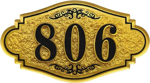 Miniatura 19 de Letrero personalizado con número de dirección del hogar, placa personalizada para buzón, puerta de casa, puerta, habitación, placa acrílica