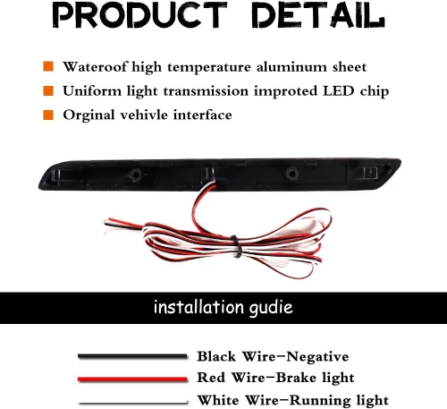 Miniatura 4 de ADIIL 2 unids lente ahumada LED rojo luz antiniebla trasera parachoques reflectores freno luces traseras para 2020 2021 2022 Toyota GR Supra 2020