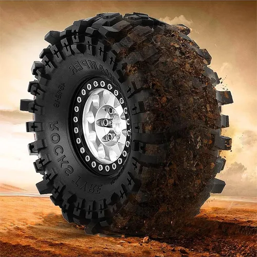 Miniatura 6 de Lifehead - Neumáticos de goma de 1.9 pulgadas para 1/10 RC Crawler Car TRAXXAS TRX4 TRX6 Axial SCX10 90046 90047 SCX10 III AXI03007 Tamiya CC01 D90