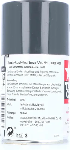 Miniatura 4 de Spray Laca TS-4 Gris Alemán - 3.4 fl oz Lata de Spray 85004