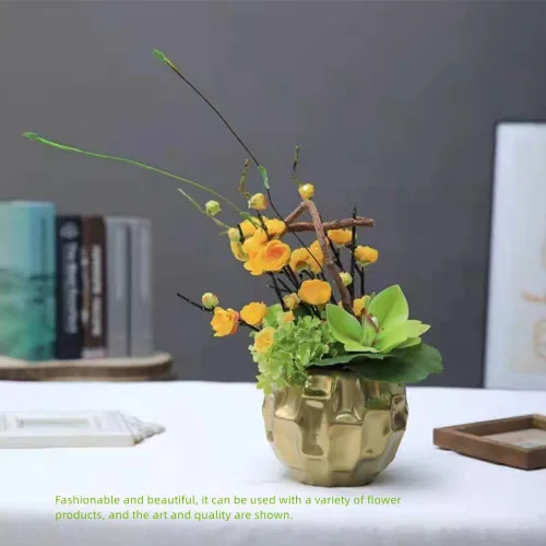 Miniatura 5 de Orquídeas artificiales Cymbidium - Orquídeas artificiales, 12 racimos de flores artificiales para exteriores, arbustos verdes, plantas