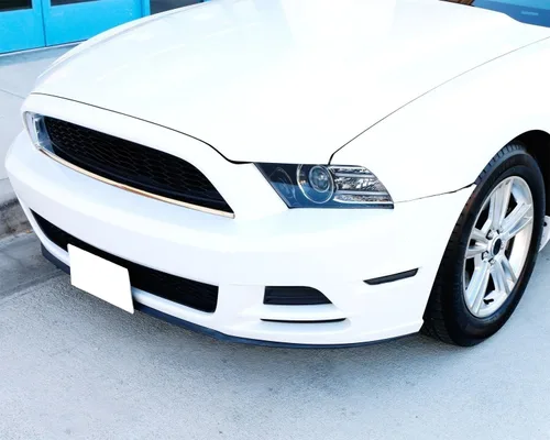 Miniatura 8 de iJDMTOY Juego Completo de Luz LED de Marcador Lateral con Lente Ahumada 27-SMD Blanca, Compatible con Parachoques Delantero Ford Mustang 2010-2014