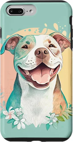 Miniatura 12 de Pit Bull - Carcasa para iPhone 17, diseño artístico de Pitbull para mujer