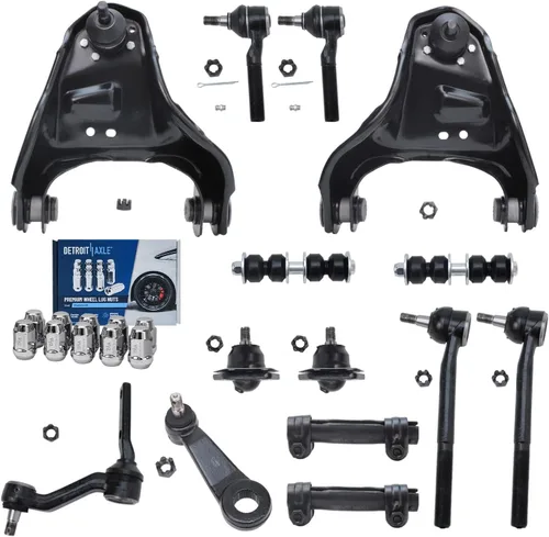 Miniatura 53 de Detroit Axle - Kit de suspensión frontal de 16 piezas para RWD Chrysler 300 Dodge Charger Challenger Magnum 6 brazos de control con rótulas 2