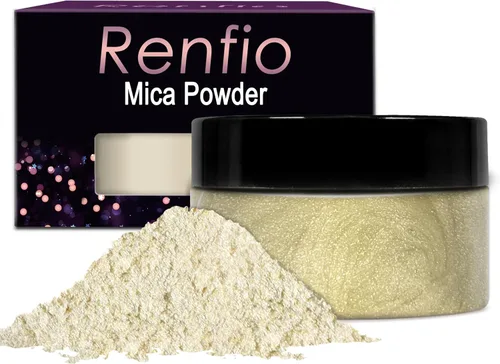Miniatura 14 de Renfio Polvo de mica, polvo de mica de 60 colores para resina epoxi natural, pigmento de color, pigmento en polvo, botellas de 0.25 onzas, pigmentos