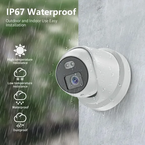 Miniatura 7 de DS-2CD2387G2-LU Cámara IP Hik 8MP Color-VU de 0.157 in, cámara de red de torreta 4K PoE para interiores y exteriores con detección