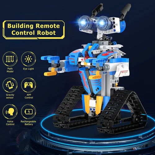Miniatura 3 de Juguetes robot para niños de 8 a 16 años con aplicación o control remoto, kit de bloques de construcción programables científicos, proyectos STEM
