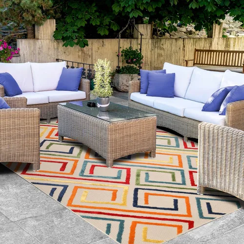 Miniatura 39 de SUPERIOR - Alfombra de interior y exterior, perfecta para patio, dormitorio, cocina, sala de estar, entrada, cuarto de juegos, guardería, cubierta