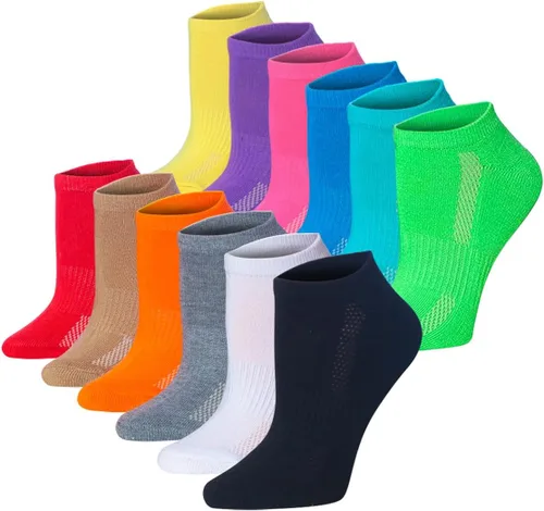 Miniatura 15 de Tipi Toe Women’s 12 Pack Cushioned Low Cut Socks – Breathable, Moisture-Wicking Athletic Comfort for Running & Daily Wear