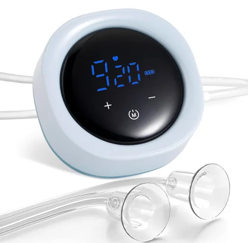 Corrector eléctrico de pezones para pezones planos o invertidos, extractor de pezones recargable hundidos y tímidos pezones - azul