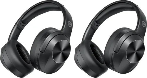 Miniatura 9 de Auriculares híbridos con cancelación activa de ruido de nivel profesional mejorados con sonido HD, auriculares inalámbricos Bluetooth sobre
