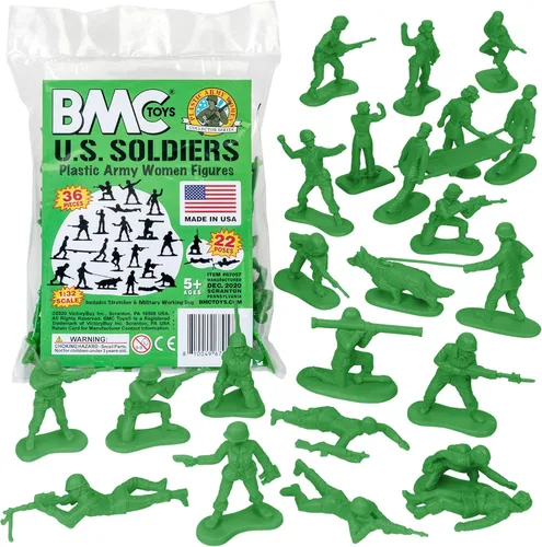Miniatura 17 de BMC - Figuras de plástico para mujer, 36 piezas, color rosa, fabricadas en Estados Unidos