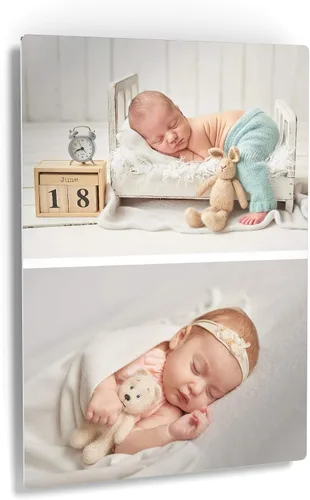Miniatura 10 de Smile Art Design Decoración de pared personalizada de metal de alta calidad, panel de aluminio rígido brillante HD, coloca tu foto en metal, listo