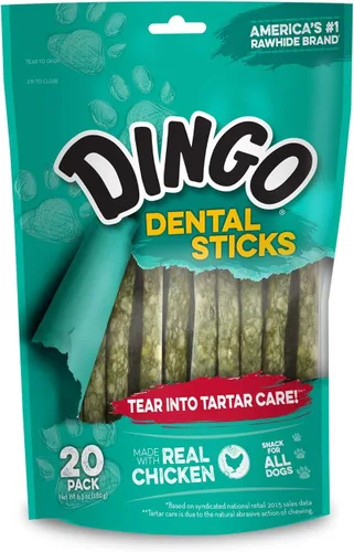 Miniatura 9 de Palillos dentales Dingo 48 unidades, acción de masticación natural ayuda a limpiar los dientes