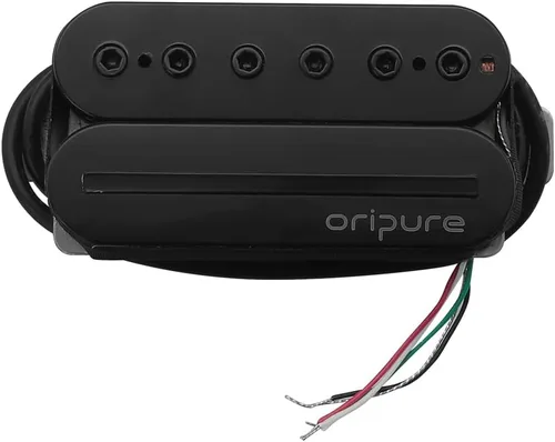 Miniatura 3 de Oripure Alnico 2 Pastillas Humbucker para guitarra con pastillas, pastilla de cuello, doble riel y tornillos Recogida