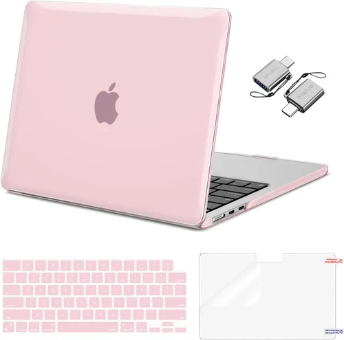 Miniatura 33 de Mosiso Funda para MacBook Air de 13 y 13.6 pulgadas, 2024, 2023 y 2022, M3 A3113, M2 A2681, Touch ID, carcasa rígida, cubierta de teclado, protector