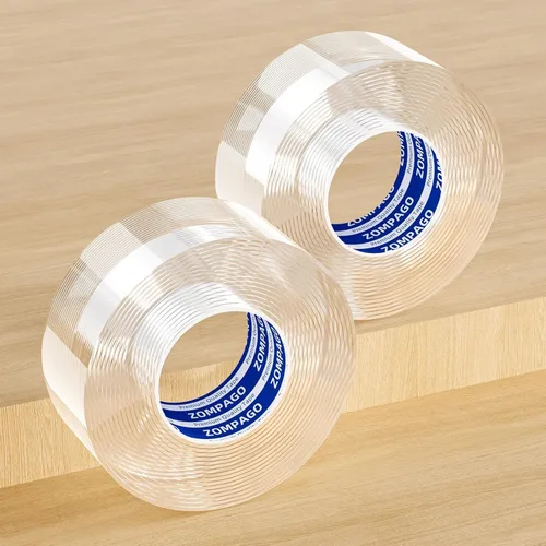Miniatura 10 de ZOMPAGO Tira protectora de bordes a prueba de bebés, protectores de esquina transparentes para muebles, 1.2 pulgadas x 9.84 pies, protectores