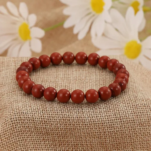 Miniatura 114 de Crystal Vibe Pulseras de cuentas de 0.315 in para mujeres y hombres, pulseras de cristal con piedras preciosas naturales, tamaño elástico ajustable
