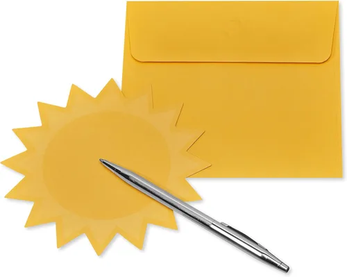 Miniatura 4 de American Greetings Tarjetas en blanco de un solo panel con sobres, verano (100 unidades)