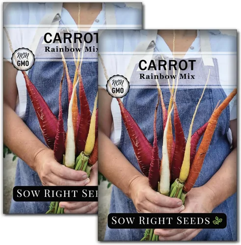 Miniatura 7 de Sow Right Seeds - Semillas de zanahoria Rainbow Mix para plantar - Paquete de reliquia sin OMG con instrucciones para plantar un huerto casero