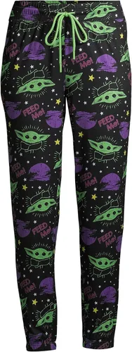 Miniatura 4 de Briefly Stated Mandalorian Baby Yoda - Pantalones de pijama capri para mujer