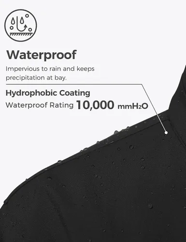 Miniatura 4 de Wantdo - Chaqueta de esquí impermeable para mujer, abrigo de invierno cálido y resistente al viento, abrigos de nieve