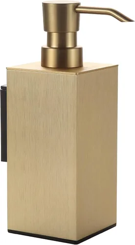 Miniatura 10 de BGL Black Soap Dispenser for Kitchen & Bathroom, Modern Square Liquid Hand Soap Pump, Rustproof Matte Black Lotion Dispenser with Non-Slip Bottom