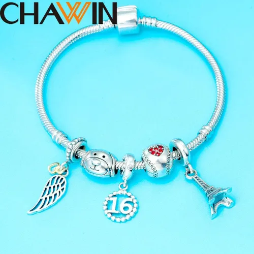 Miniatura 5 de 16 17 18 19 20 21 22 24 25 26 30 32 33 35 37 40 49 50 60 69 77 80 88 99 dijes de plata de ley 925 que se ajustan a pulserascollar Pandora colgantes