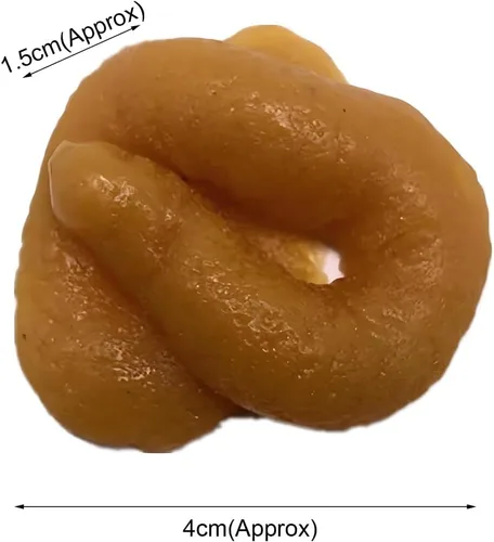 Miniatura 4 de Caca falsa, aspecto realista y vívido suministros de fiesta simulación caca complicada para caca de Halloween
