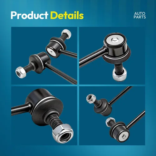 Miniatura 8 de K750382 - Barra estabilizadora delantera compatible con Dodge Journey 2009-2020, kit de eslabones de barra estabilizadora de suspensión, 2 piezas