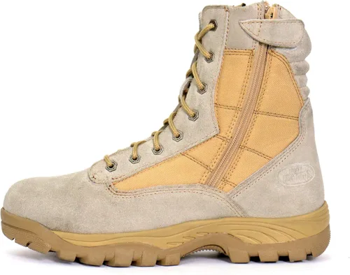 Miniatura 3 de Hot Leathers BTM1013 - Botas de cuero marrón con cordones y cremalleras para hombre, 7