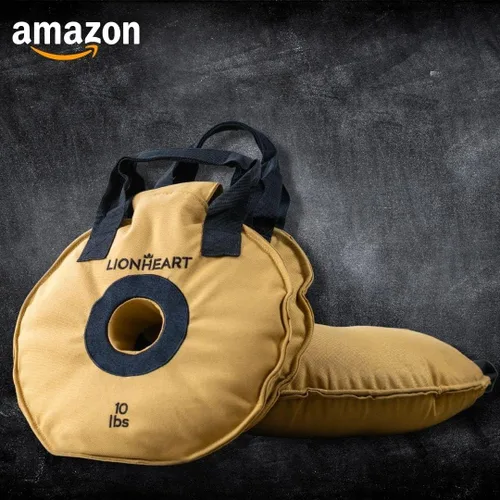 Miniatura 2 de Lionheart Sand Bag Weight Plates Set Sandbags for Working Out Home Gym Bumper Plates Travel-Friendly Sandbag for Fitness & Weight Training
