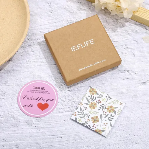 Miniatura 6 de Collares para mujeres y niñas, collar de mariposa, regalos de agradecimiento, collar de 2 círculos, regalos para abuela, tía, sobrina, hermana