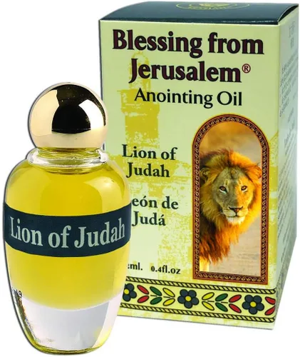Aceite de unción Ein Gedi 12 ml - Bendición de Jerusalén (León de Judá)