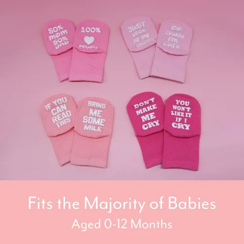 Miniatura 3 de Set de regalo de calcetines para bebé, regalos neutros para baby shower y artículos esenciales para recién nacidos, calcetines para bebés por