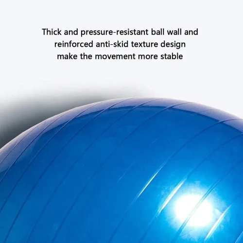 Miniatura 4 de MDybf Pelota de fitness, pelota de yoga, pilates, ejercicio, pelota de fitness con bomba de aire, para el hogar, oficina, fitness, equilibrio