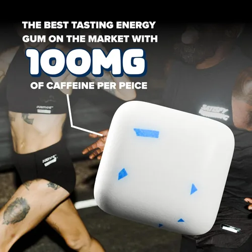 Miniatura 5 de Rev Gum Caffeine Energy Gum Extra Strength 100 mg de cafeína por gema Goma de mascar de menta polar sin azúcar – Masticables bajos en calorías
