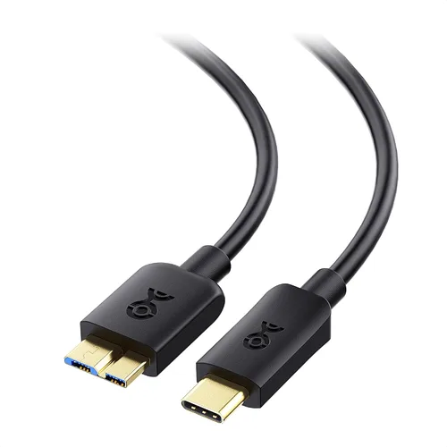 Miniatura 8 de Cable Matters 10Gbps Cable USB C corto a Micro USB 3.0 - 1 pie, cable de disco duro USBC, cordón Micro B a USBC, compatible con disco duro externo