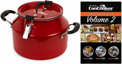 Miniatura 14 de CanCooker Paquete de olla de vapor de convección de 4 galones con libro de recetas de 100 páginas, aluminio anodizado duradero, compatible con Kit