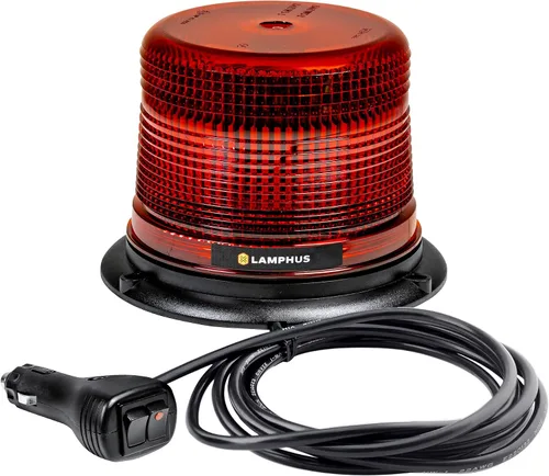 Miniatura 10 de LAMPHUS AURA 5.5" SAE Clase 1 LED de 12 W luz estroboscópica de emergencia Advertencia luz testigo para remolque construcción camiones Vehículos