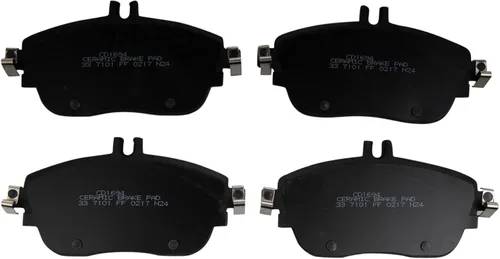 Miniatura 5 de Pastillas de freno delanteras de cerámica compatibles con INFINITI QX30 2014-2015 Mercedes-Benz B Electric Drive 2016-2017 B250e 2014-2019 CLA250