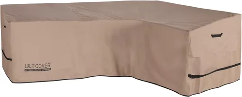 ULTCOVER Funda de sofá seccional para patio en forma de L, con orientación a la derecha, impermeable para muebles de sección al aire libre de 4