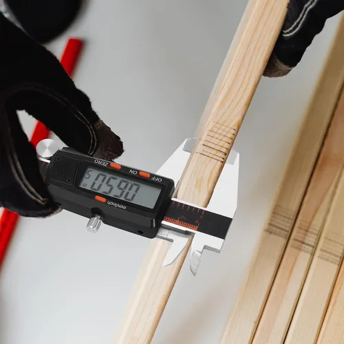 Miniatura 7 de HARDELL Calibrador Digital de 6 Pulgadas con Pantalla LCD Grande, Herramienta de Medición de Calibradores con Función de Apagado Automático