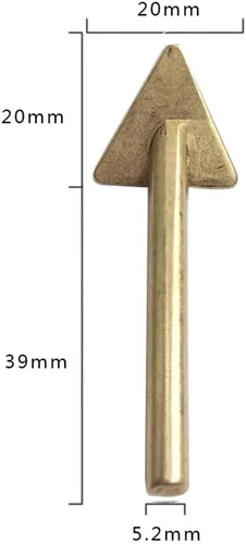 Miniatura 5 de Paquete de 2 puntas de soldadura de plástico para pistola de soldador y estación de soldadura de plástico con orificio de punta de eje de 0.2