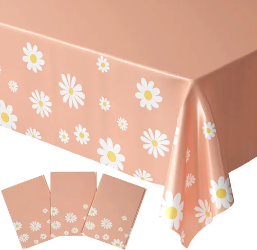 Miniatura 12 de Blue Orchards Fundas de mesa de caramelo (paquete de 3) – 54 x 108 pulgadas XL – Mantel, suministros de fiesta, decoraciones, fiesta de cumpleaños